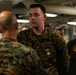 31st MEU Marines awarded by MEU commander aboard USS America