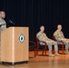 Command Sgt. Maj. Griffin addresses attendees/viewers