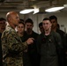 31st MEU Marines awarded by MEU commander aboard USS America