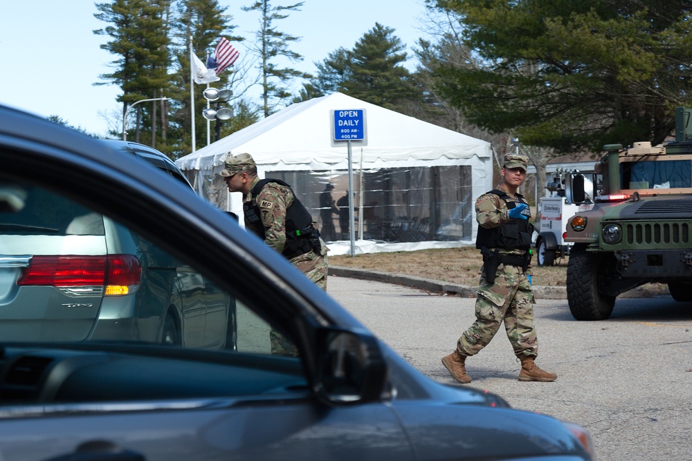 National Guard Soldiers support RI State Police