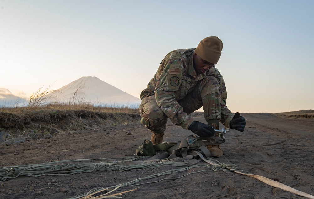 Find, Secure, Return; Yokota Airmen complete Fuji drop