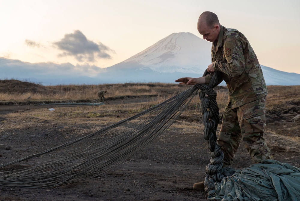 Find, Secure, Return; Yokota Airmen complete Fuji drop