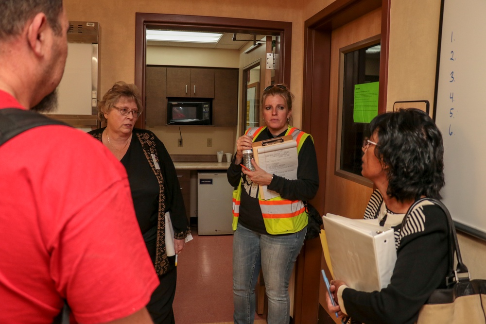 District teams visit alternate care facilities