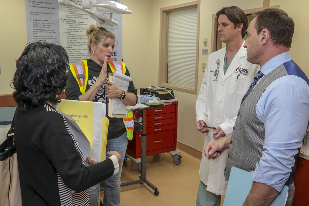 District teams visit alternate care facilities