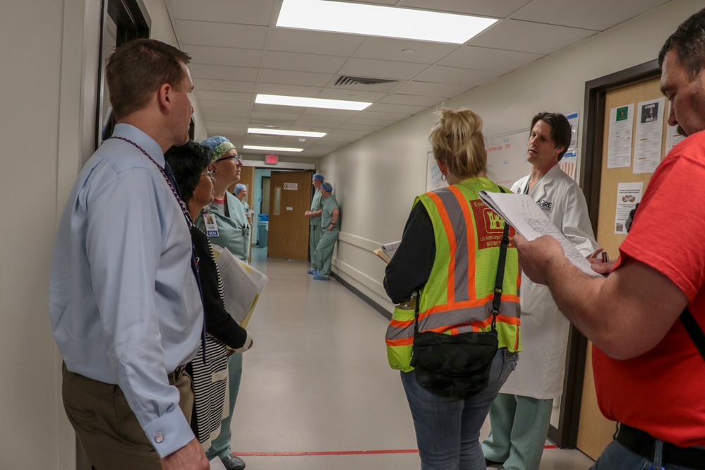 District teams visit alternate care facilities