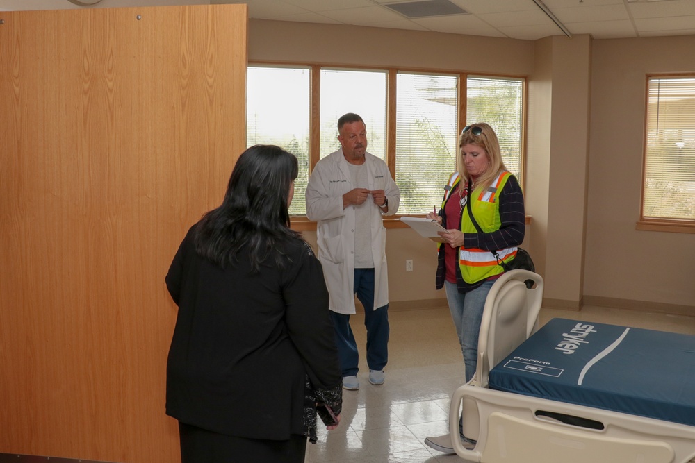 District teams visit alternate care facilities