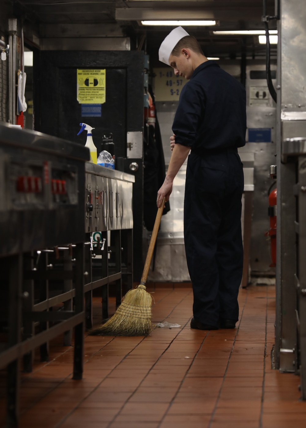 USS Bataan (LHD 5) Cleaning Stations