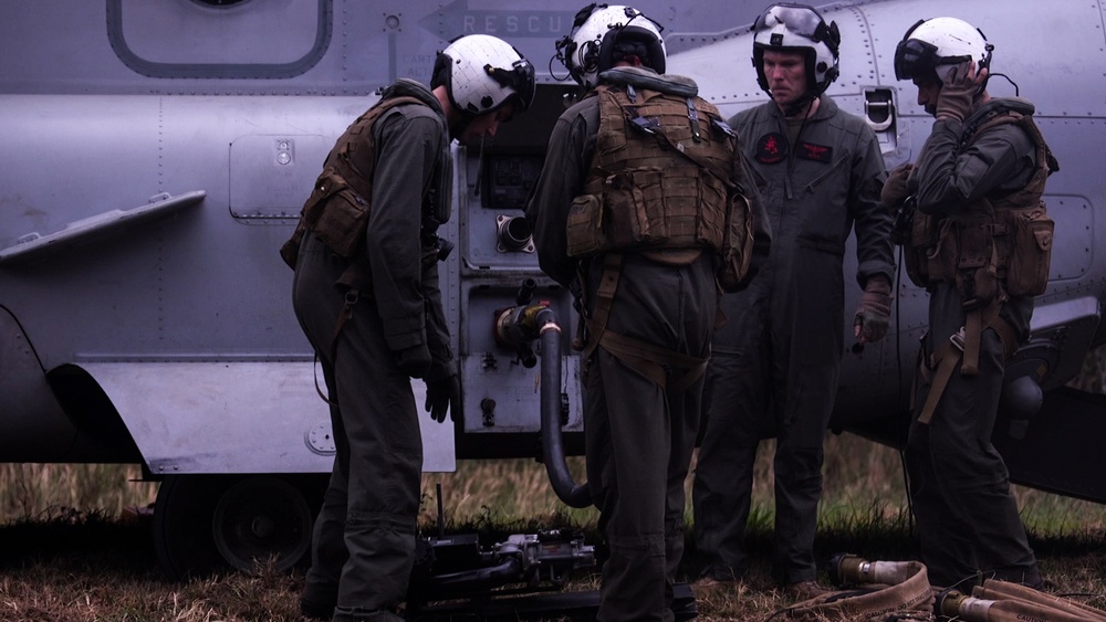 31st MEU conducts AAV Forward Arming and Refueling Point