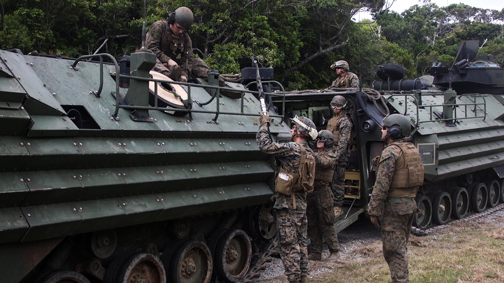 31st MEU conducts AAV Forward Arming and Refueling Point