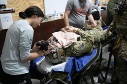 Service members practice medical readiness