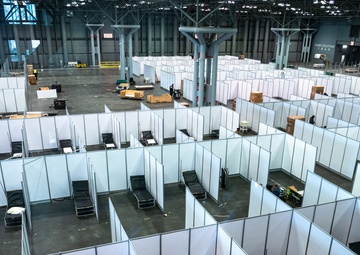 FEMA, HHS, USACE, DoD, and State of NY Construct a Field Hospital at the Jacob Javits Convention Center