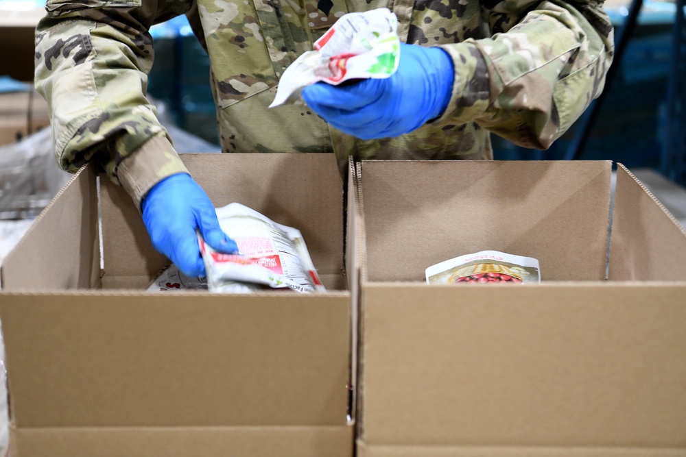 Dayton, Ohio-area food bank gets needed boost from its National Guard neighbors