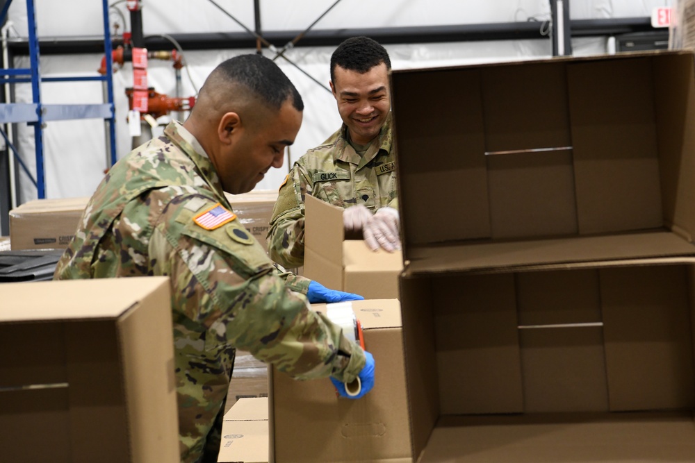Dayton, Ohio-area food bank gets needed boost from its National Guard neighbors