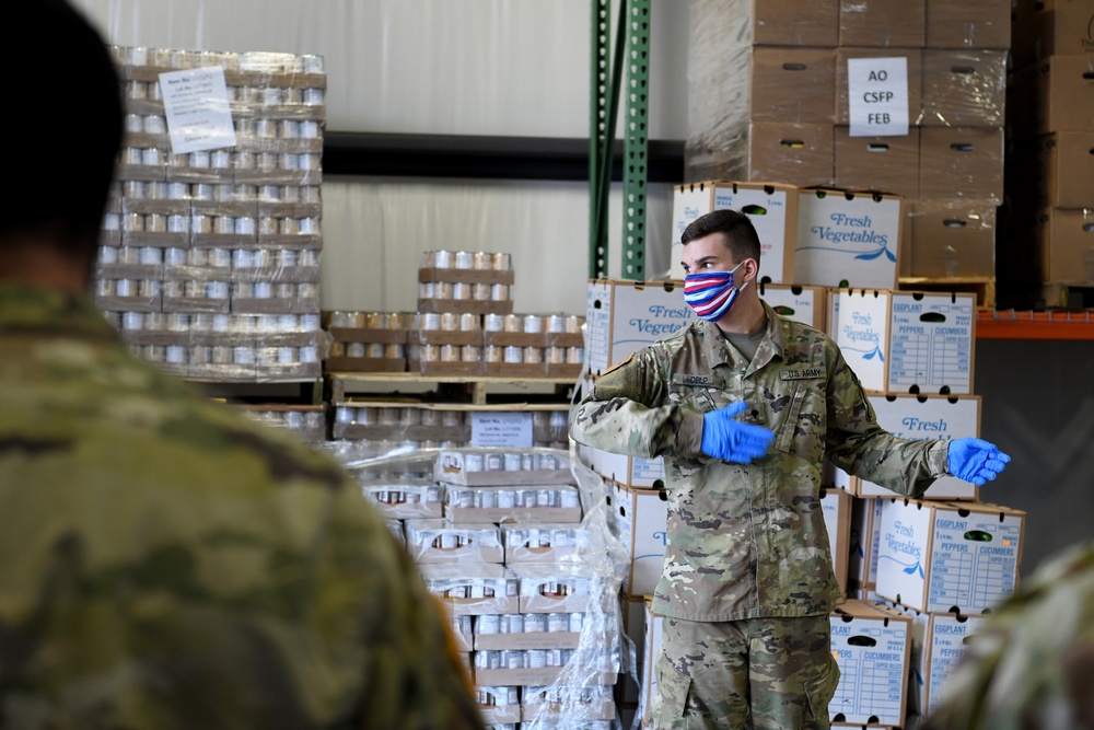 Dayton-area food bank gets needed boost from its National Guard neighbors