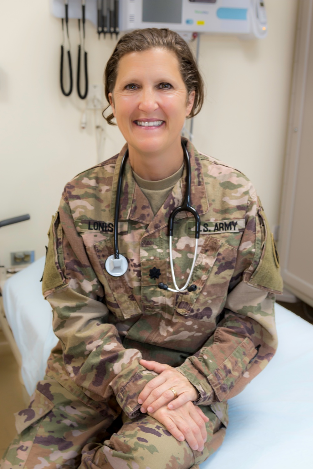 LTC Dana Lonis for Women's Month at United States Military Hospital-Kuwait
