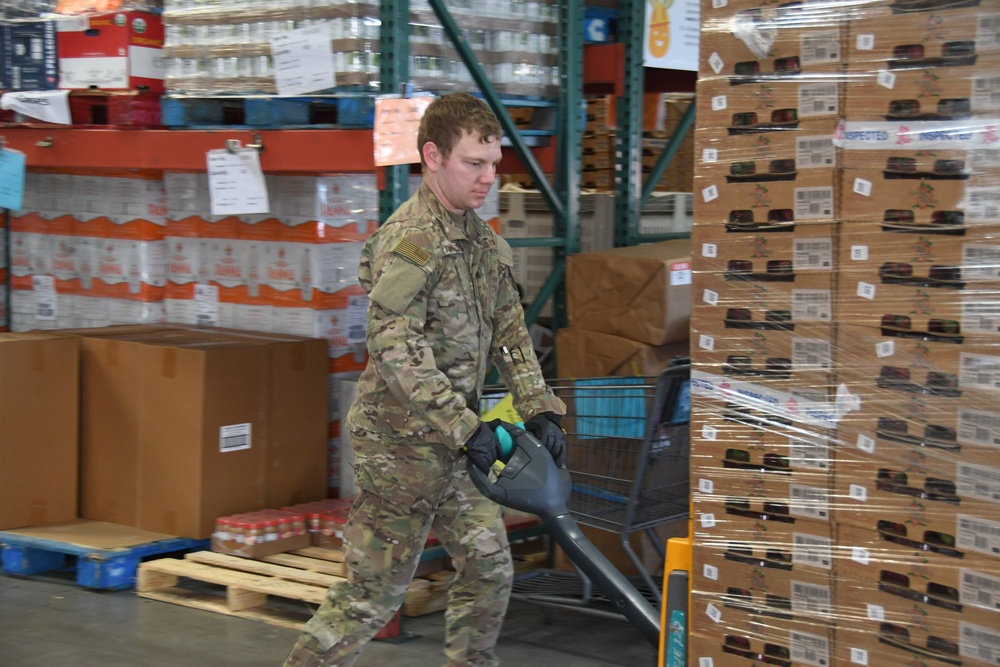 146th Airlift Wing mobilizes to support the Food Bank for Monterey County in Santa Maria