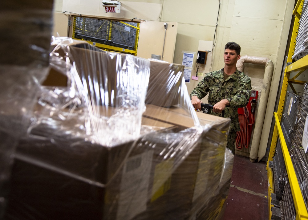 USNS Sailor Receives Medical Supplies