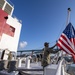 USNS Mercy Raises American Flag