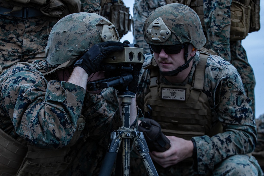 31st MEU BLT fires off bow of USS America