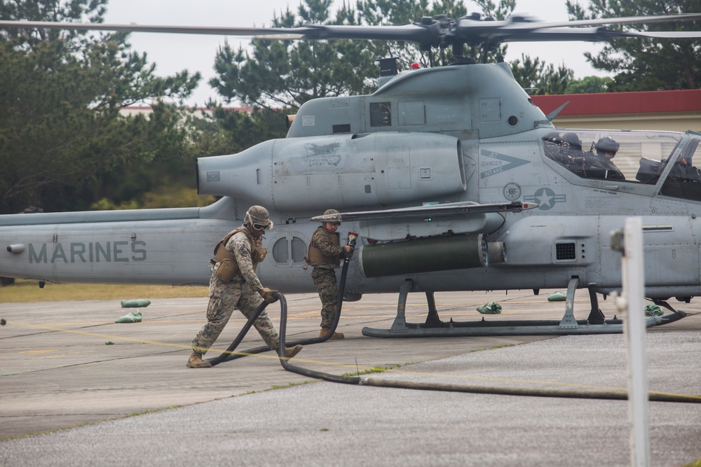 31st MEU Combined Anti-Armor Team supports forward arming and refueling point