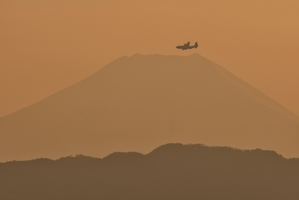 Yokota conducts the first C-130J assault landing on Taxiway Foxtrot