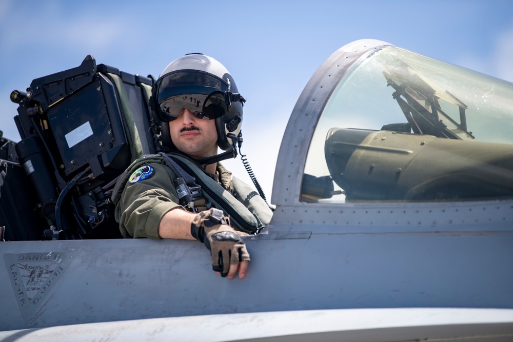 U.S. Marines fly as part of unit level training