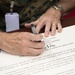 Military Saves Month proclamation signing