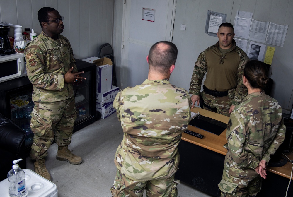 386th EMDG briefs ASAB ECPs on new COVID procedures