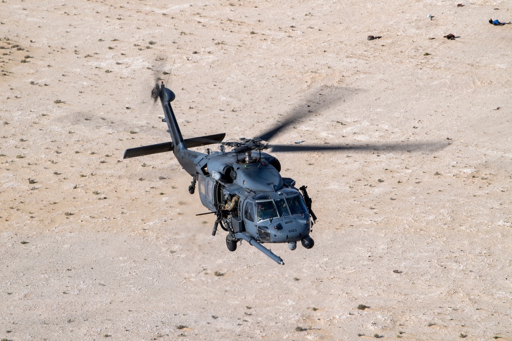 66th Expeditionary Rescue Squadron practices live fire exercise