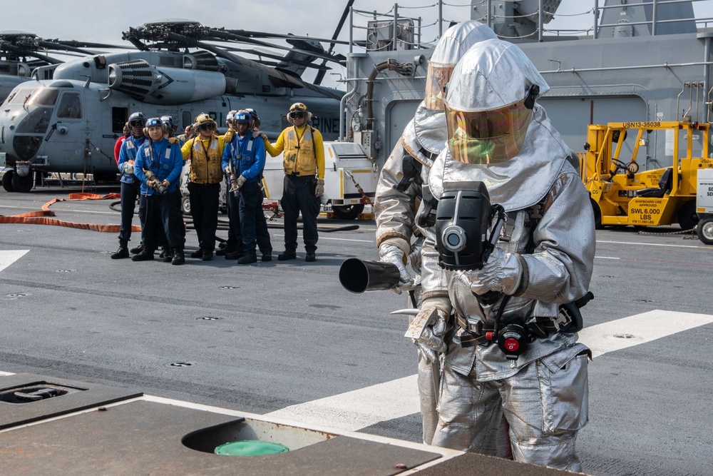 DVIDS - Images - USS America (LHA 6) Sailors Conduct Damage Control ...