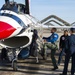 Thunderbirds visit the Blue Angels for training