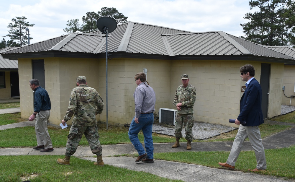 Tate Reeves Governor of Mississippi Visits Camp Shelby Joint Forces Training Center