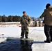 Students complete cold-water immersion training at Fort McCoy