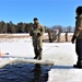 Students complete cold-water immersion training at Fort McCoy