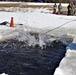 Students complete cold-water immersion training at Fort McCoy