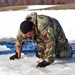Students complete cold-water immersion training at Fort McCoy