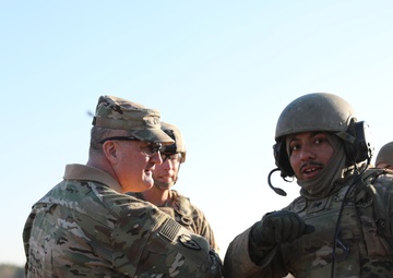 1st Infantry Division (FWD) leadership visits Soldiers at DPTA