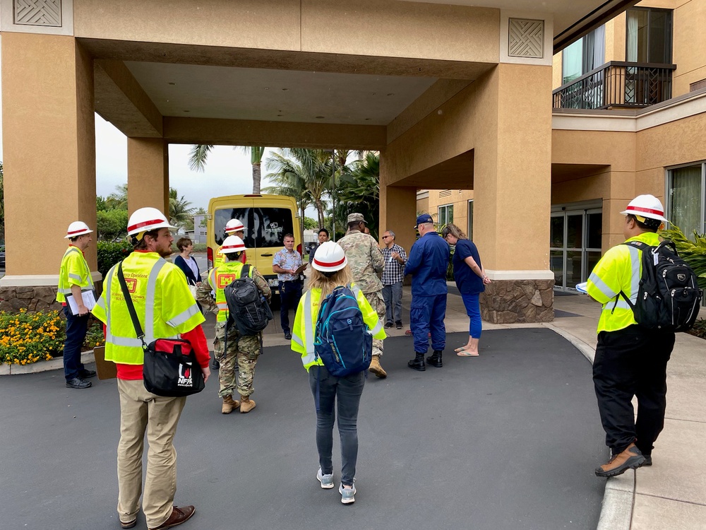 USACE continues Site Assessments on Maui