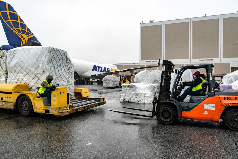 Personal Protection Equipment Arrives at JFK International Airport