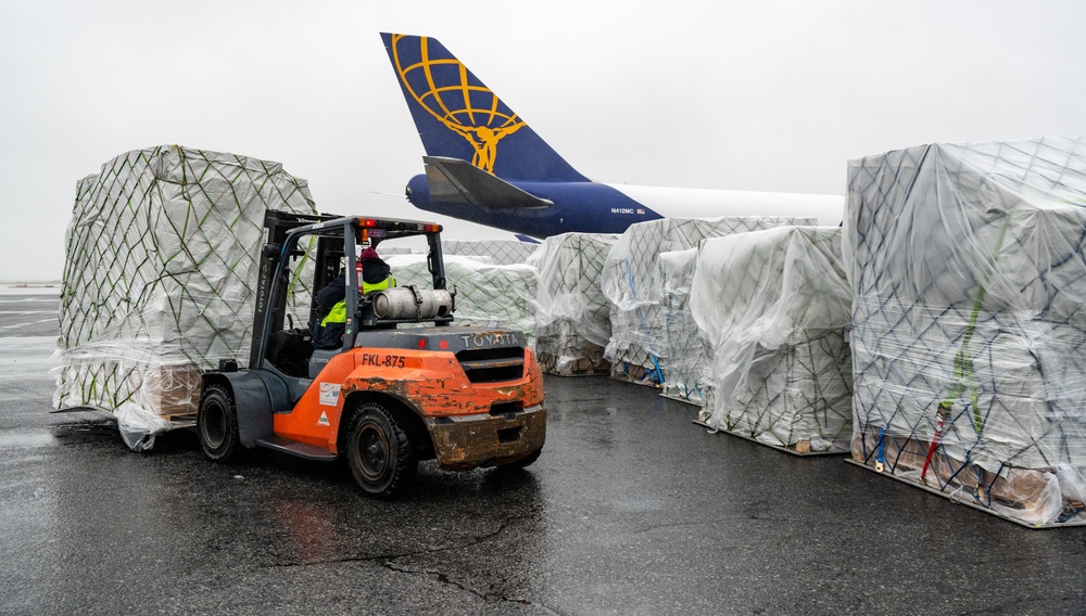 Personal Protection Equipment Arrives at JFK International Airport