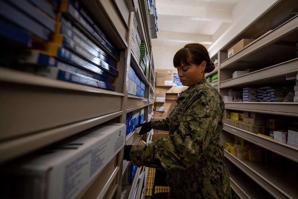 Sailors Aboard USNS Mercy