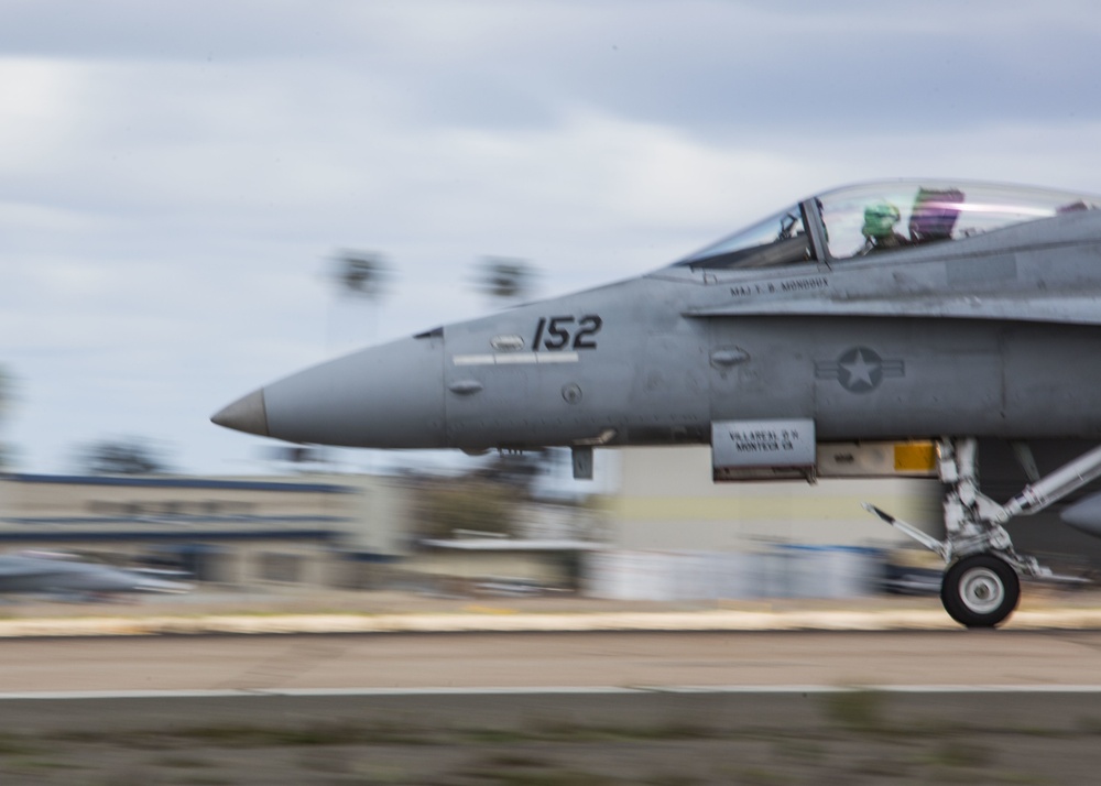 F/A-18's take off from MCAS Miramar