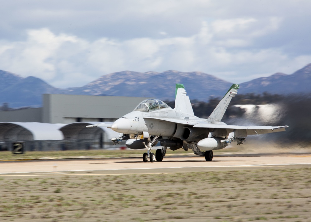 F/A-18's take off from MCAS Miramar