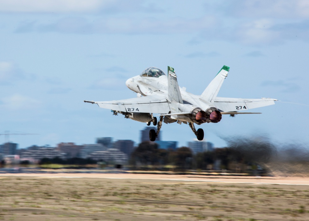 F/A-18's take off from MCAS Miramar