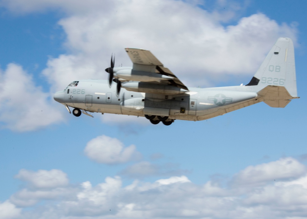 KC-130's take off from MCAS Miramar