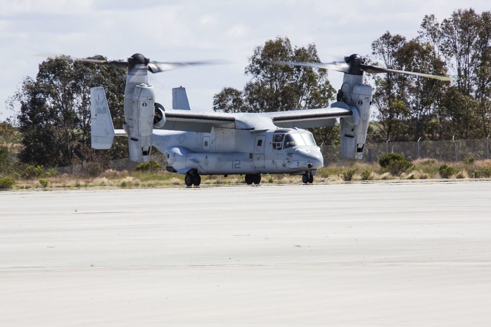 MV-22's take off from MCAS Miramar