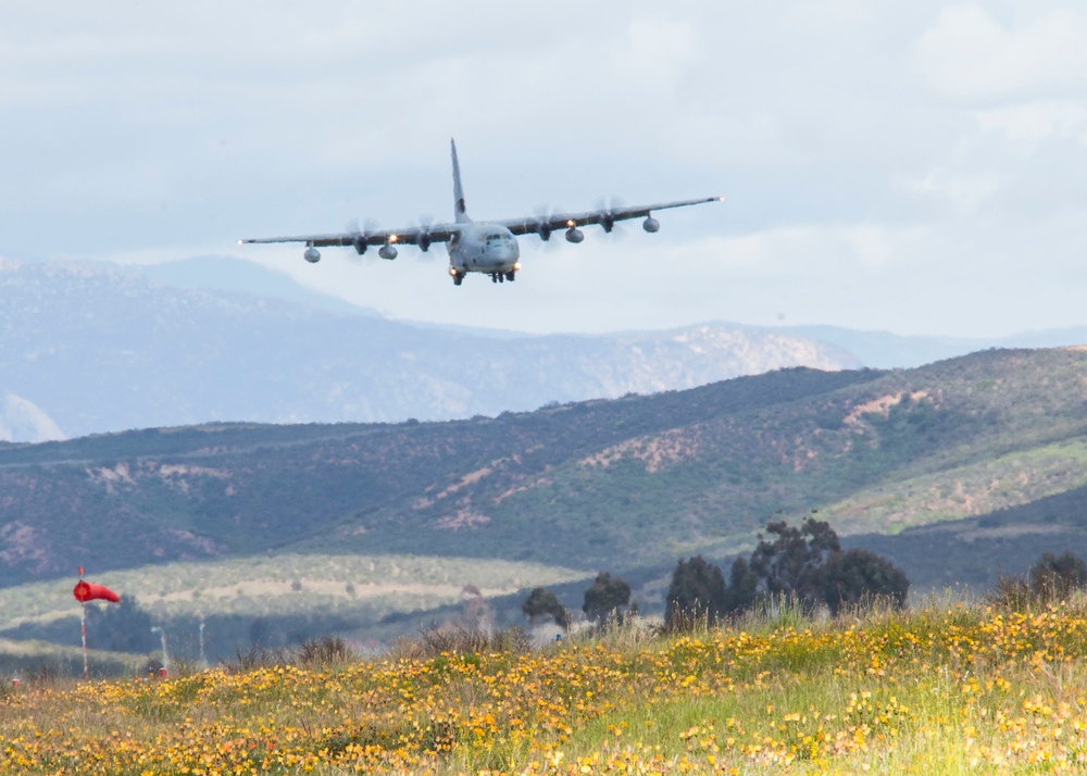 KC-130's take off from MCAS Miramar