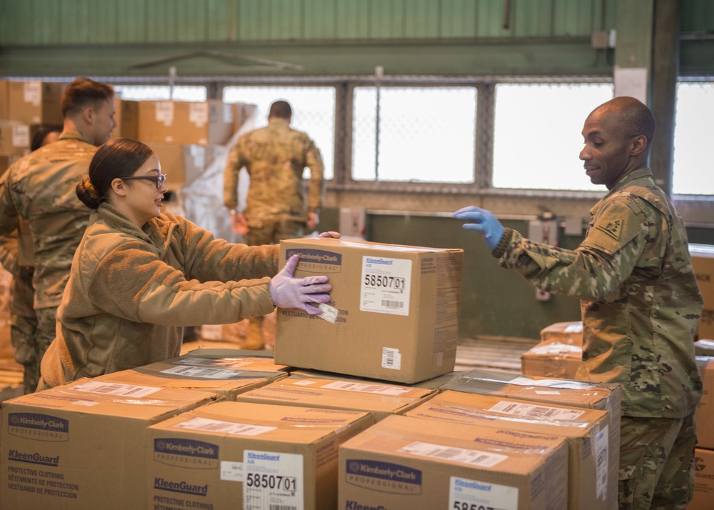 Connecticut National Guard assists medical supply distribution in support of COVID-19 pandemic response
