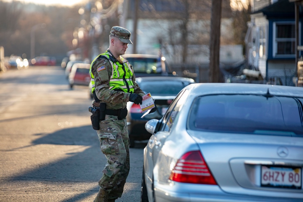 Massachusetts Army National Guard assist with COVID-19 Response in Lawrence, Mass.