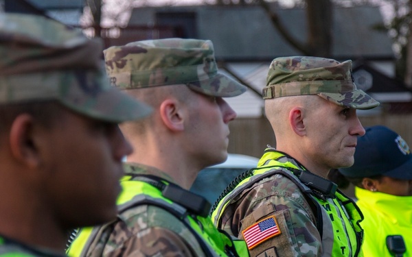 Massachusetts Army National Guard assist with COVID-19 Response in Lawrence, Mass.